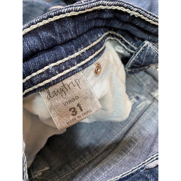 Daytrip Virgo Straight Cut Jeans Size 31 Stretch 25 x 31 - Picture 3 of 8